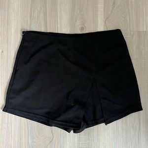 Shein black skort